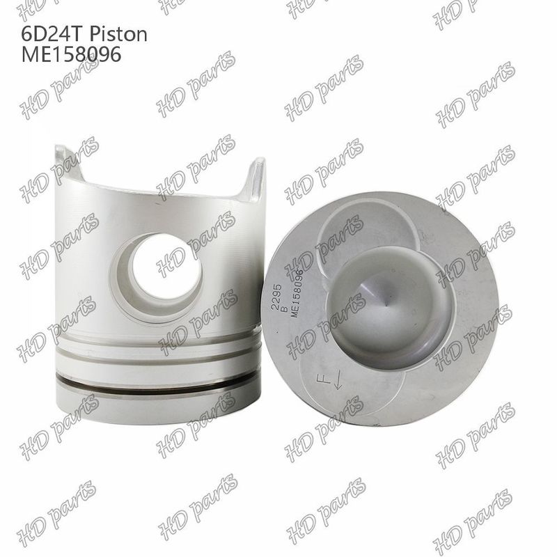 Piston 6D24T Yanma odası 69mm 3.3 çift eğimli x3x4mm ME158096 Mitsubishi Motor yedek parçaları için
