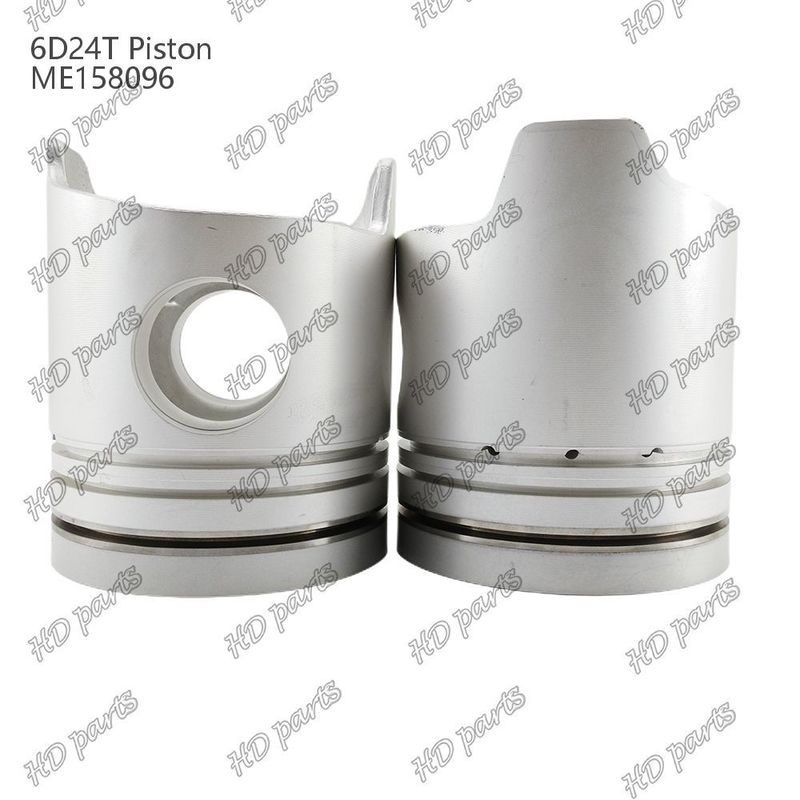 Piston 6D24T Yanma odası 69mm 3.3 çift eğimli x3x4mm ME158096 Mitsubishi Motor yedek parçaları için