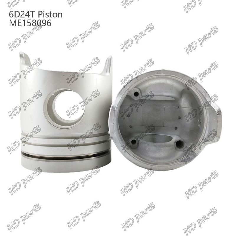 Piston 6D24T Yanma odası 69mm 3.3 çift eğimli x3x4mm ME158096 Mitsubishi Motor yedek parçaları için