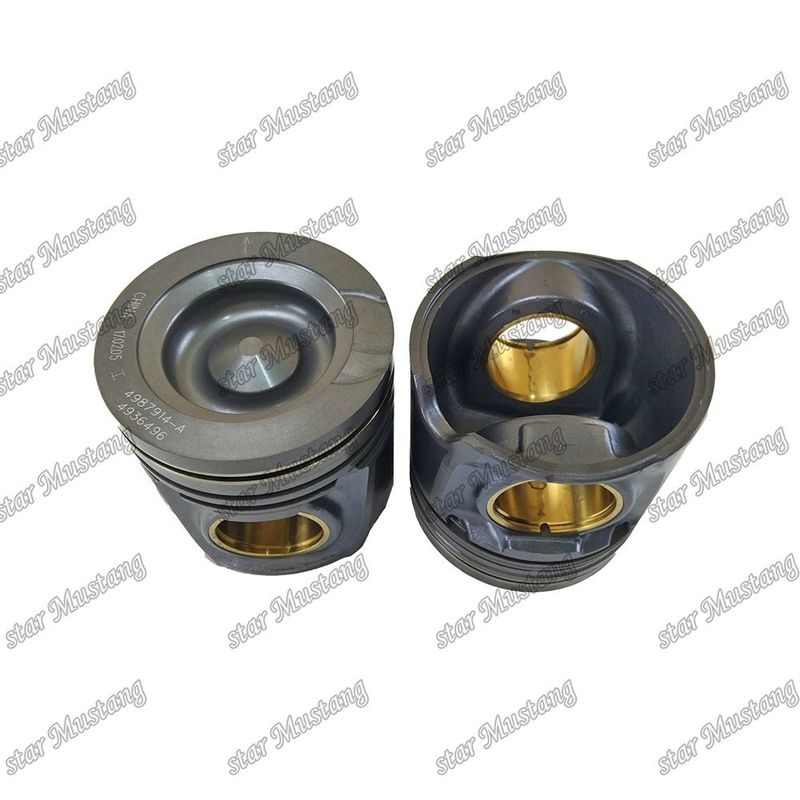 Piston 8.9L 6LTAA ISB6.7 ISB6.7L 4987914 4936496 Cummins Dizel Motoru Tamir Parçası için