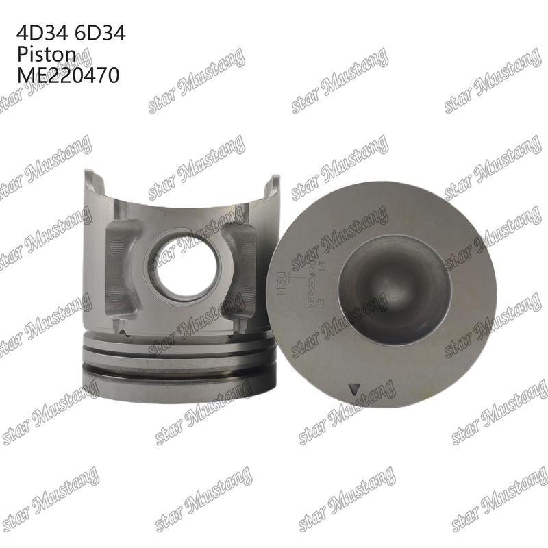 6D34 Motor Piston Pin Hole 36mm Alfin ile Yağ Galerisi ME220470 Mitsubishi Motor yedek parçaları için