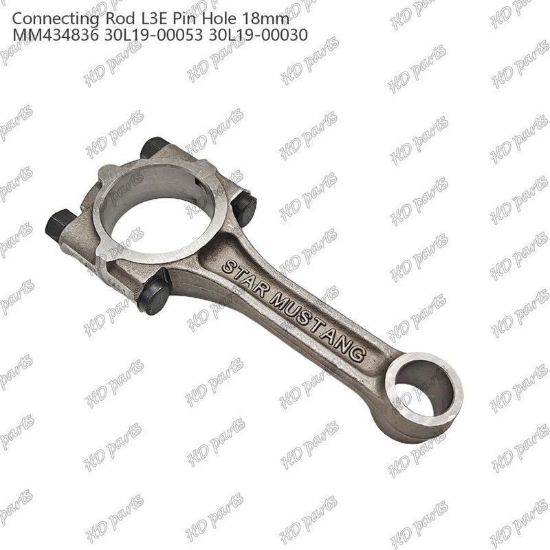 Mitsubishi Dizel Motoru Tamir Parçaları için Bağlayıcı çubuk L3E Pin Deliği 18mm MM434836 30L19-00053 30L19-00030