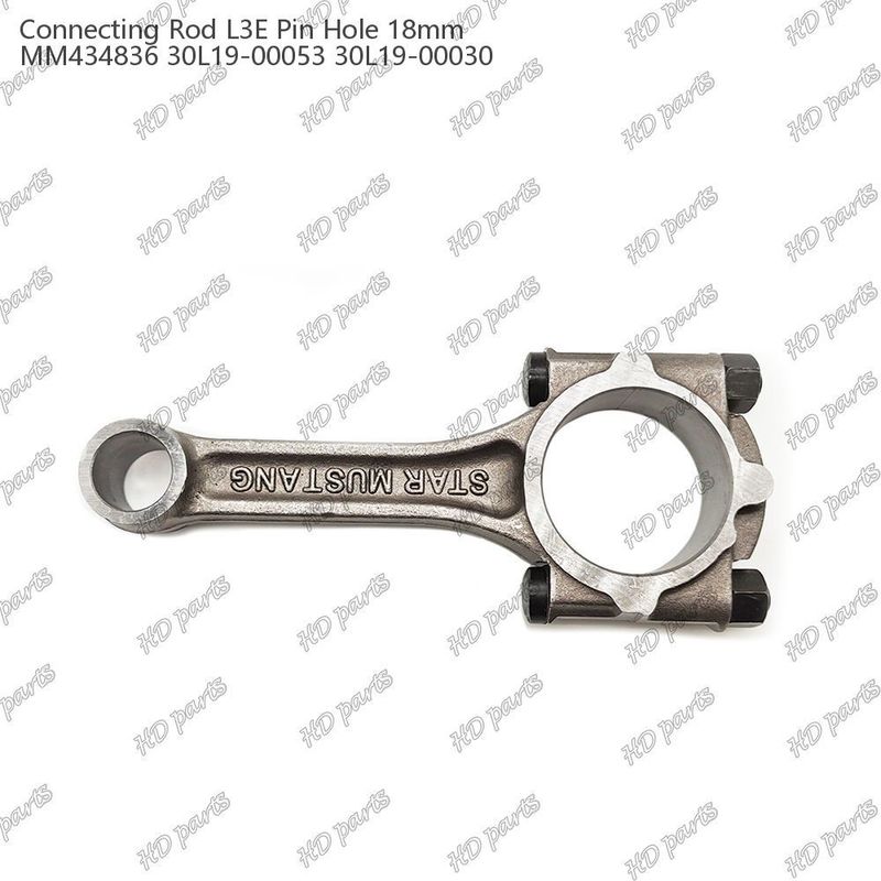 Mitsubishi Dizel Motoru Tamir Parçaları için Bağlayıcı çubuk L3E Pin Deliği 18mm MM434836 30L19-00053 30L19-00030