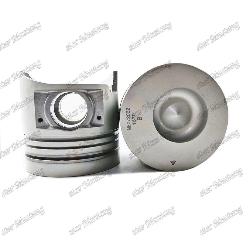 6D16 Motor Piston Odası Boyutu 59mm 3×2.5×4mm Pin Deliği 38mm ME072062 ME072064 Mitsubishi Motor yedek parçaları için