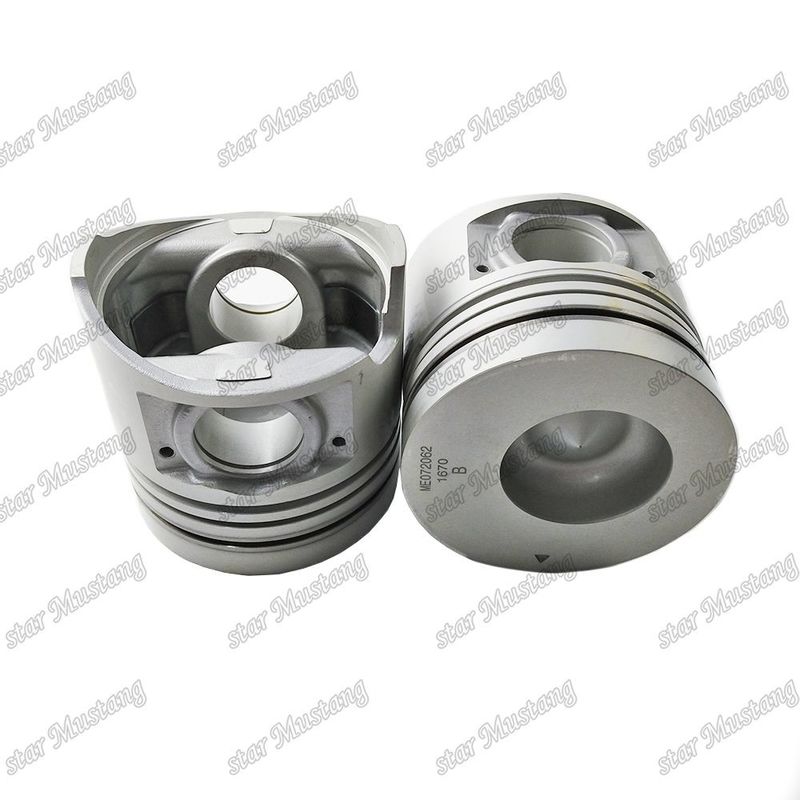 6D16 Motor Piston Odası Boyutu 59mm 3×2.5×4mm Pin Deliği 38mm ME072062 ME072064 Mitsubishi Motor yedek parçaları için