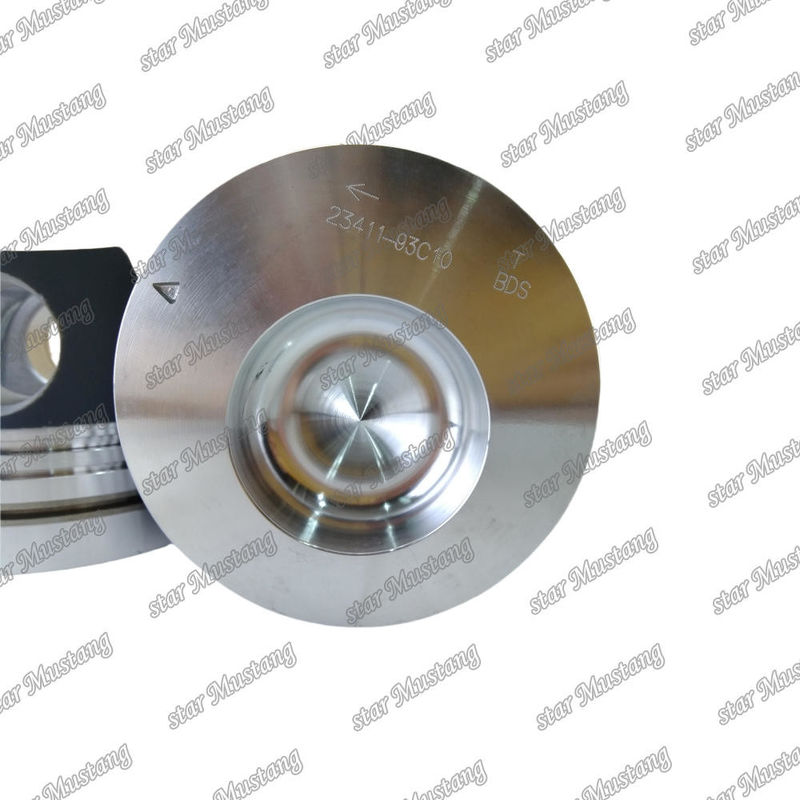 6D16T Motor Piston Odası Boyutu 62.5mm 3kx2.5x4mm Pin Delikleri 38mm ME072065 23411-93C10 Mitsubishi Motor yedek parçaları için