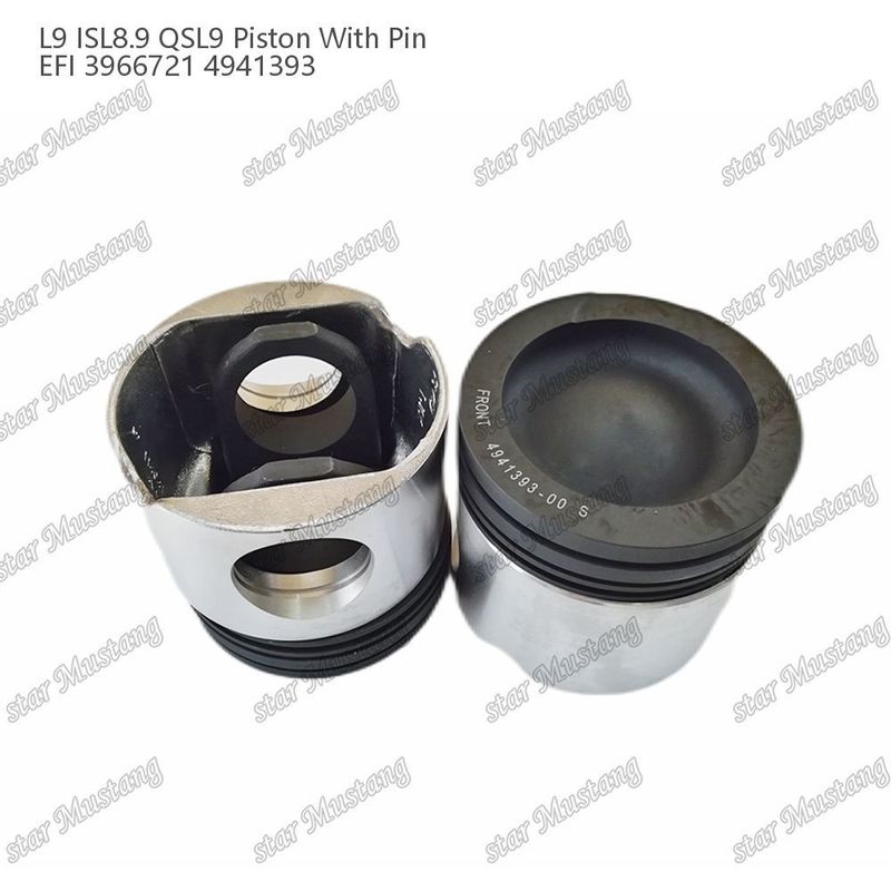 Piston L9 ISL8.9 QSL9 Cummins Dizel Motoru Tamir Parçası için Elektrik Enjeksiyonu 3966721 4941393