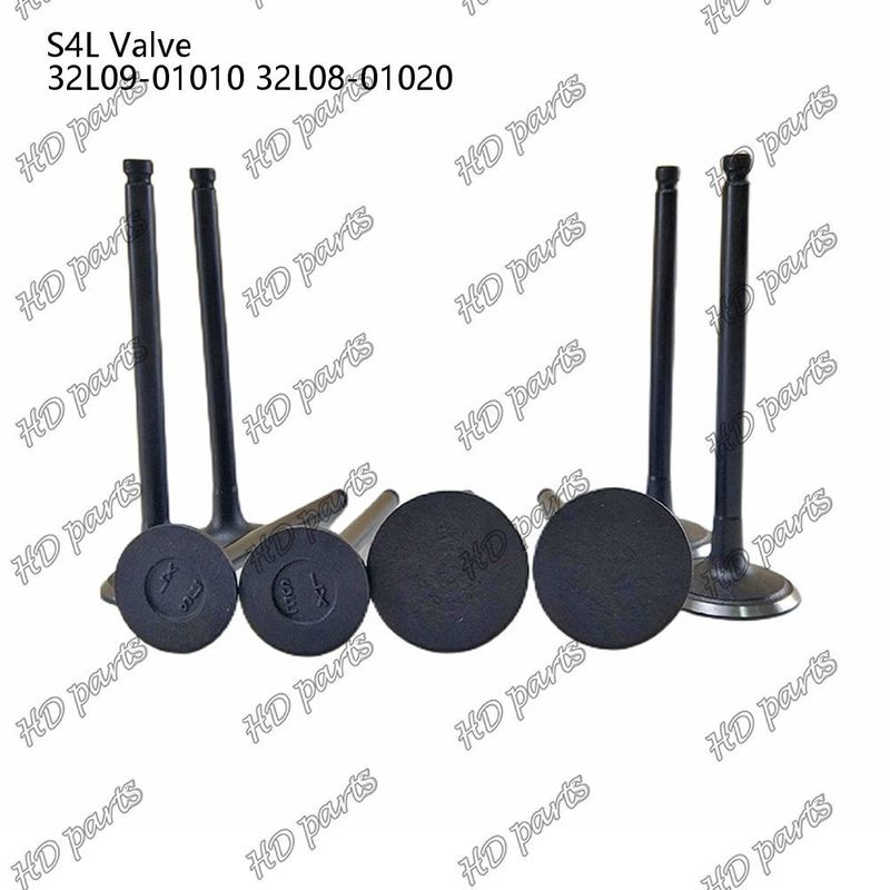 Mitsubishi Dizel Motoru Tamir Parçaları için S4L Ventil IN 32L09-01010 EX 32L08-01020