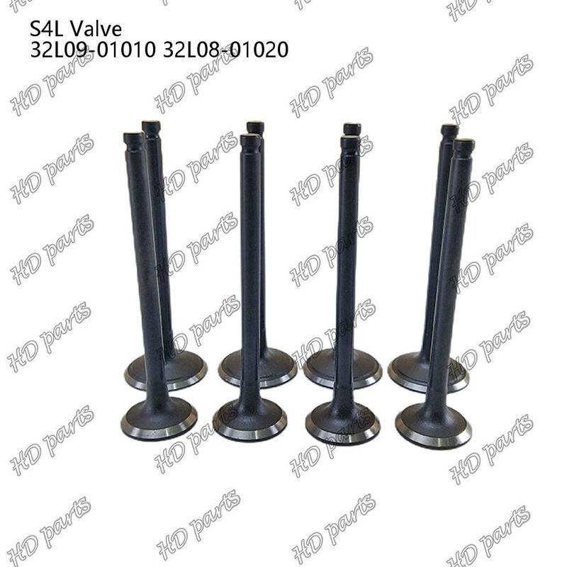 Mitsubishi Dizel Motoru Tamir Parçaları için S4L Ventil IN 32L09-01010 EX 32L08-01020