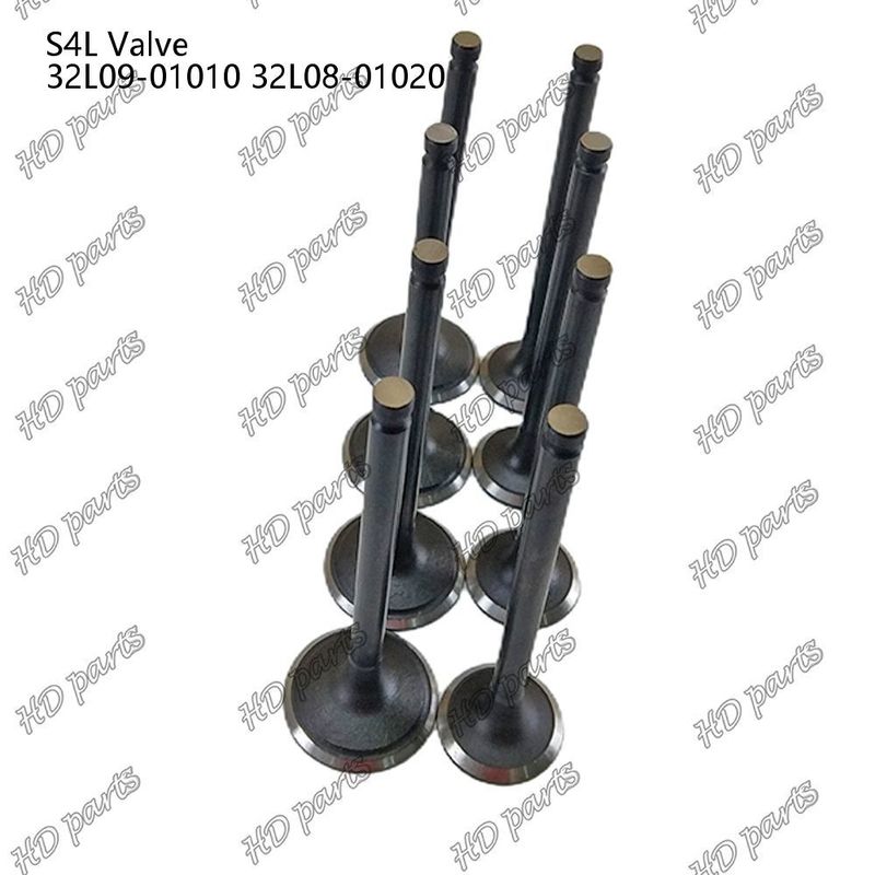 Mitsubishi Dizel Motoru Tamir Parçaları için S4L Ventil IN 32L09-01010 EX 32L08-01020