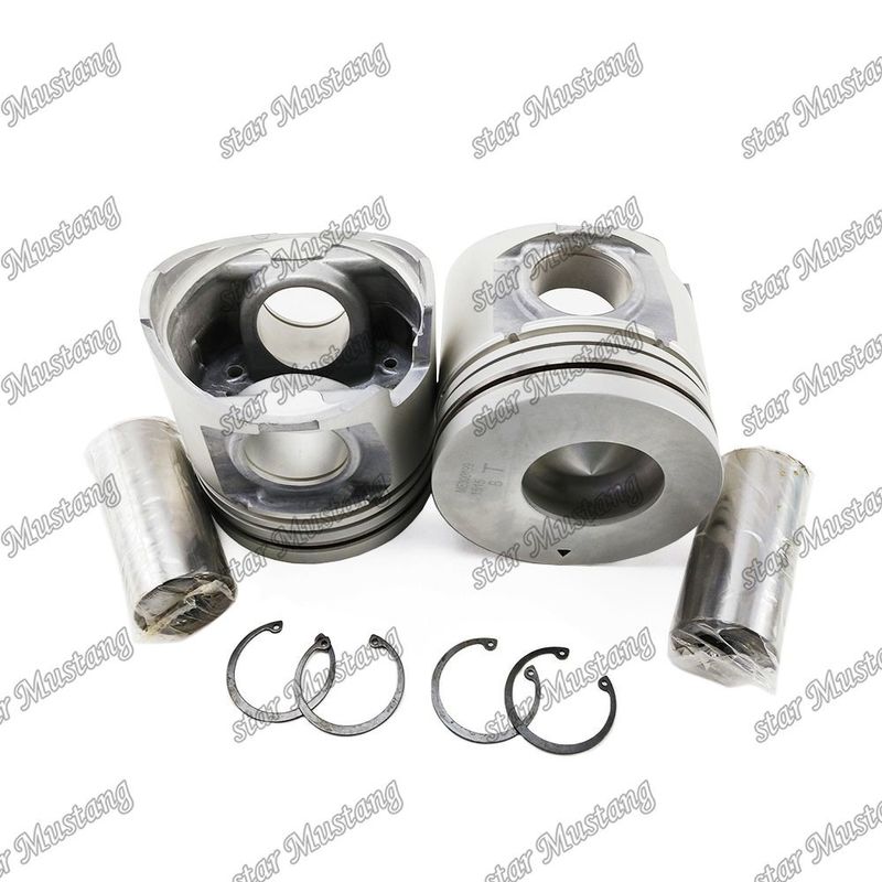 6D16T Motor Piston Odası Boyutu 57mm 3kx2.5x4mm Pin Deliği 42mm ME300199 Mitsubishi Motor yedek parçaları için