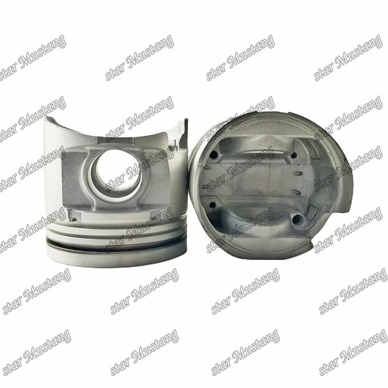 6D17 Motor Piston Odası Boyutu 53mm 3×2.5×4mm Pin Deliği 38mm ME072548 Mitsubishi Motor yedek parçaları için