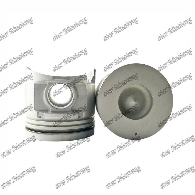 6D17 Motor Piston Odası Boyutu 53mm 3×2.5×4mm Pin Deliği 38mm ME072548 Mitsubishi Motor yedek parçaları için