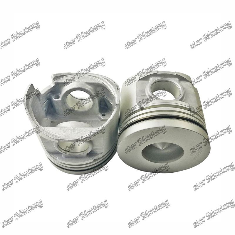 6D17 Motor Piston Odası Boyutu 53mm 3×2.5×4mm Pin Deliği 38mm ME072548 Mitsubishi Motor yedek parçaları için