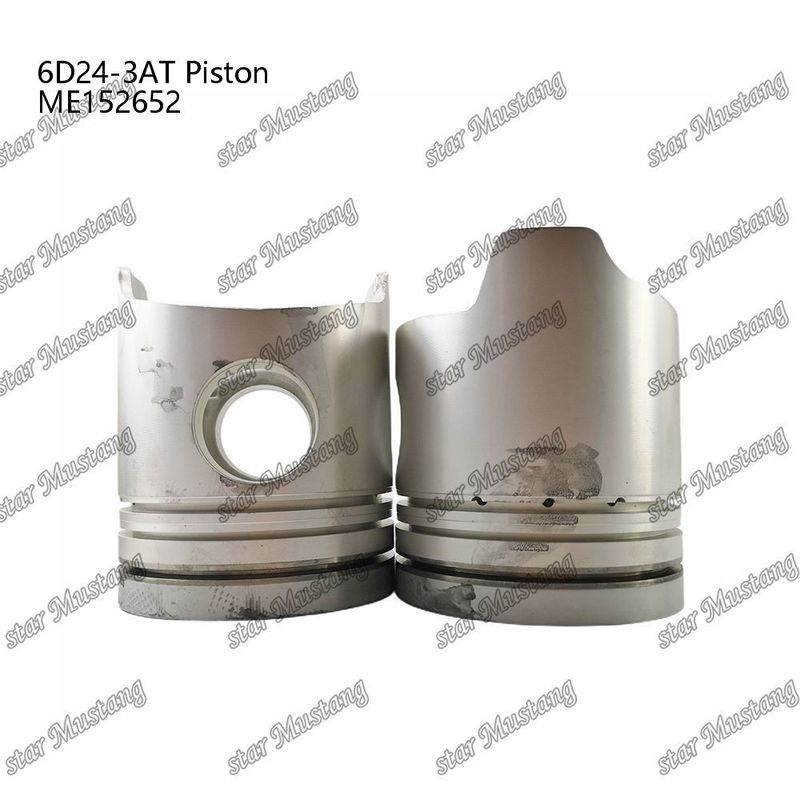 6D24-3AT Motor Piston Odası Boyutu 66mm 3.3Kx3x4mm ME152652 Mitsubishi Motor yedek parçaları için