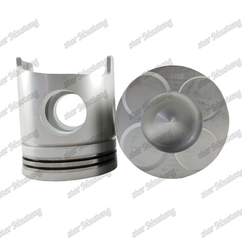 6D40 Motor Piston Odası Boyutu 72mm ME121199 ME121778 Mitsubishi Motor yedek parçaları için