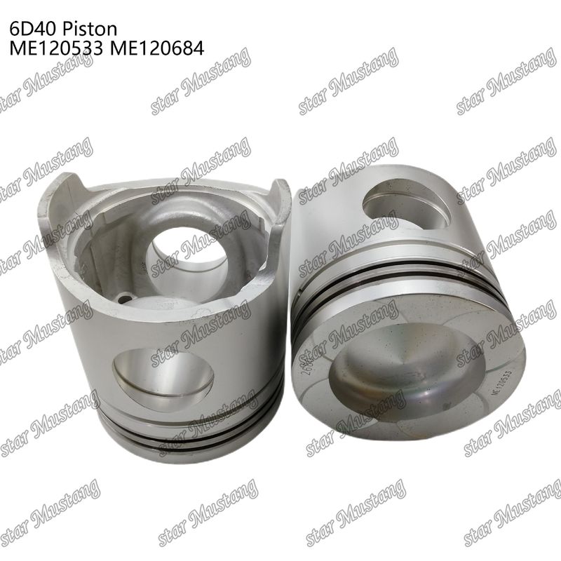 6D40 Motor Piston Odası Boyutu 90mm ME120533 ME120684 Mitsubishi Motor yedek parçaları için