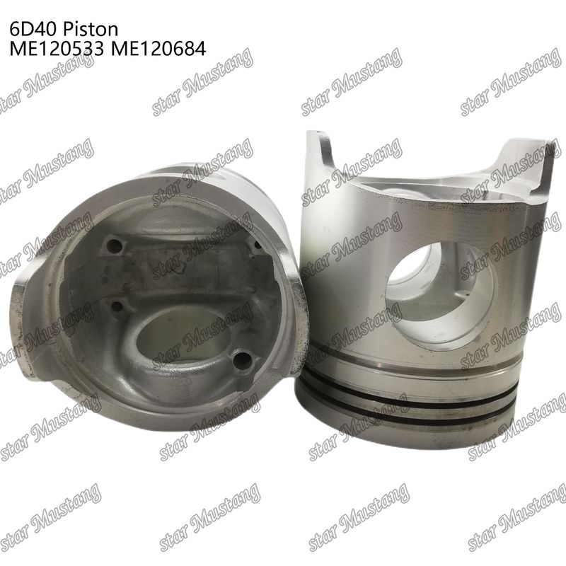 6D40 Motor Piston Odası Boyutu 90mm ME120533 ME120684 Mitsubishi Motor yedek parçaları için