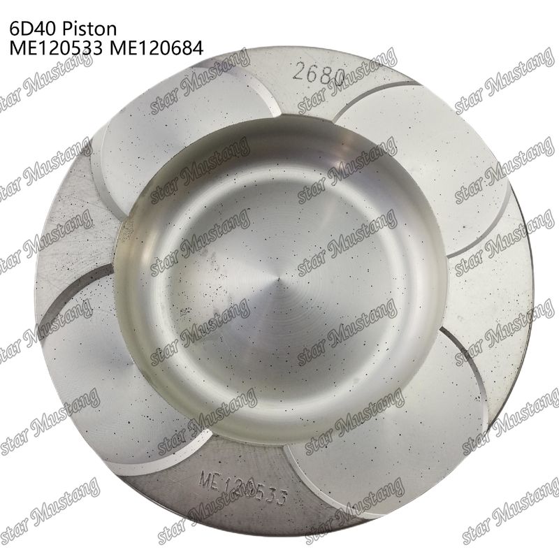 6D40 Motor Piston Odası Boyutu 90mm ME120533 ME120684 Mitsubishi Motor yedek parçaları için