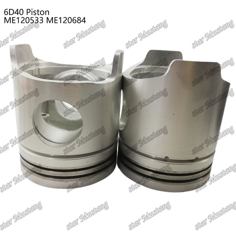6D40 Motor Piston Odası Boyutu 90mm ME120533 ME120684 Mitsubishi Motor yedek parçaları için