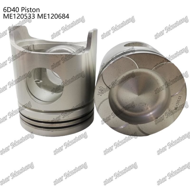 6D40 Motor Piston Odası Boyutu 90mm ME120533 ME120684 Mitsubishi Motor yedek parçaları için