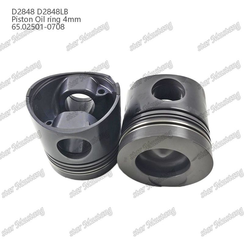 Piston D2848 D2848LB Petrol halka 4 mm 65.02501-0708 Doosan dizel motor tamir parçaları için