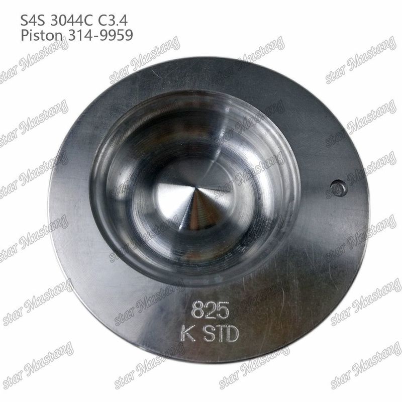S4S 3044C C3.4 825 Motor Piston Alfin Odası Boyutu 53mm 60mm Yağ Halkası 4mm 314-9959 Mitsubishi Motor yedek parçaları için