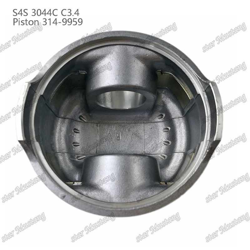 S4S 3044C C3.4 825 Motor Piston Alfin Odası Boyutu 53mm 60mm Yağ Halkası 4mm 314-9959 Mitsubishi Motor yedek parçaları için