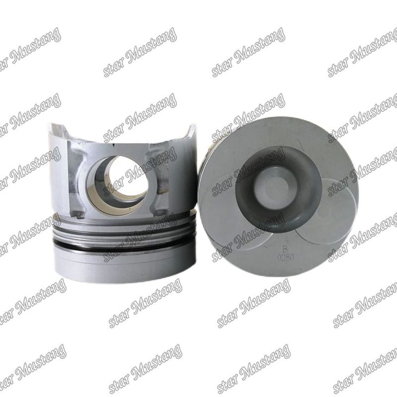 Piston DB58 DH220-5 36mm Pin delikleri Yanma odası 54mm 65.02501-0280 Doosan Dizel Motor Tamir Parçaları için