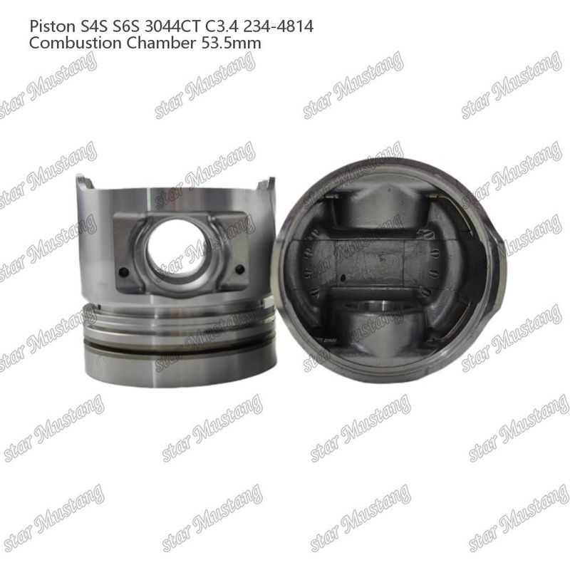 S4S S6S 3044CT C3.4 Motor Piston Alfine Odası Boyutu 53.5mm Yağ Halkası 4.5mm 234-4814 Mitsubishi Motor yedek parçaları için