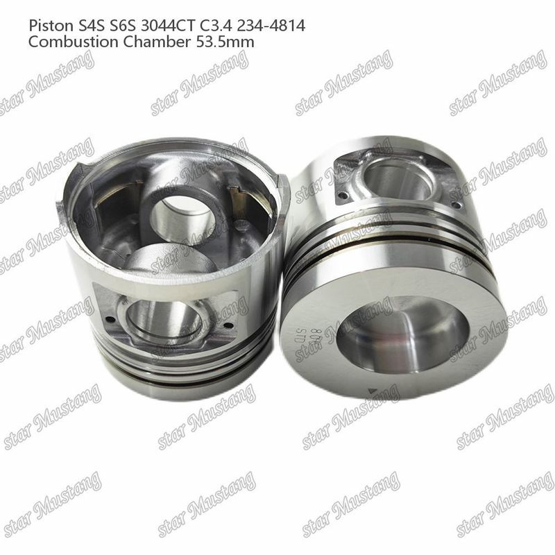 S4S S6S 3044CT C3.4 Motor Piston Alfine Odası Boyutu 53.5mm Yağ Halkası 4.5mm 234-4814 Mitsubishi Motor yedek parçaları için