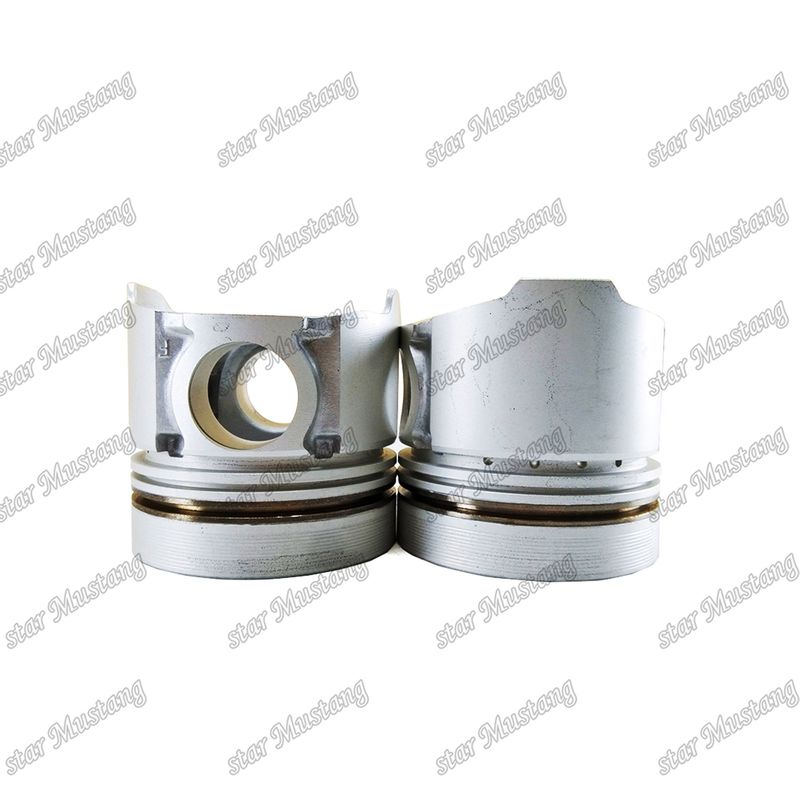 Piston DB58 Kare alt 35 mm iğne deliği Yanma odası 54 mm 65.02501-0153 Doosan Dizel Motor Tamir Parçaları için