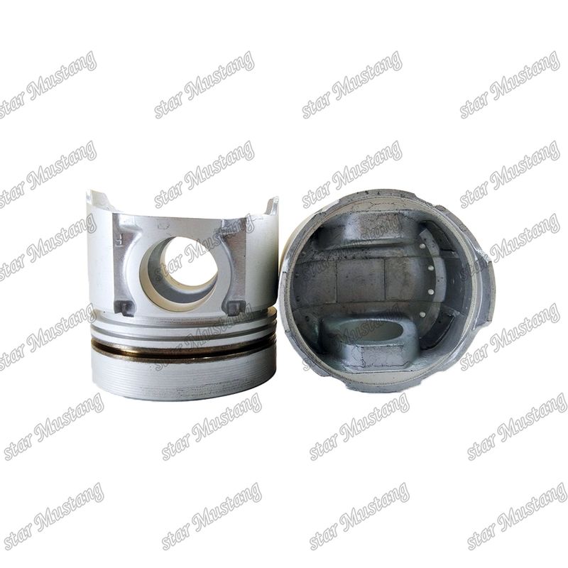 Piston DB58 Kare alt 35 mm iğne deliği Yanma odası 54 mm 65.02501-0153 Doosan Dizel Motor Tamir Parçaları için
