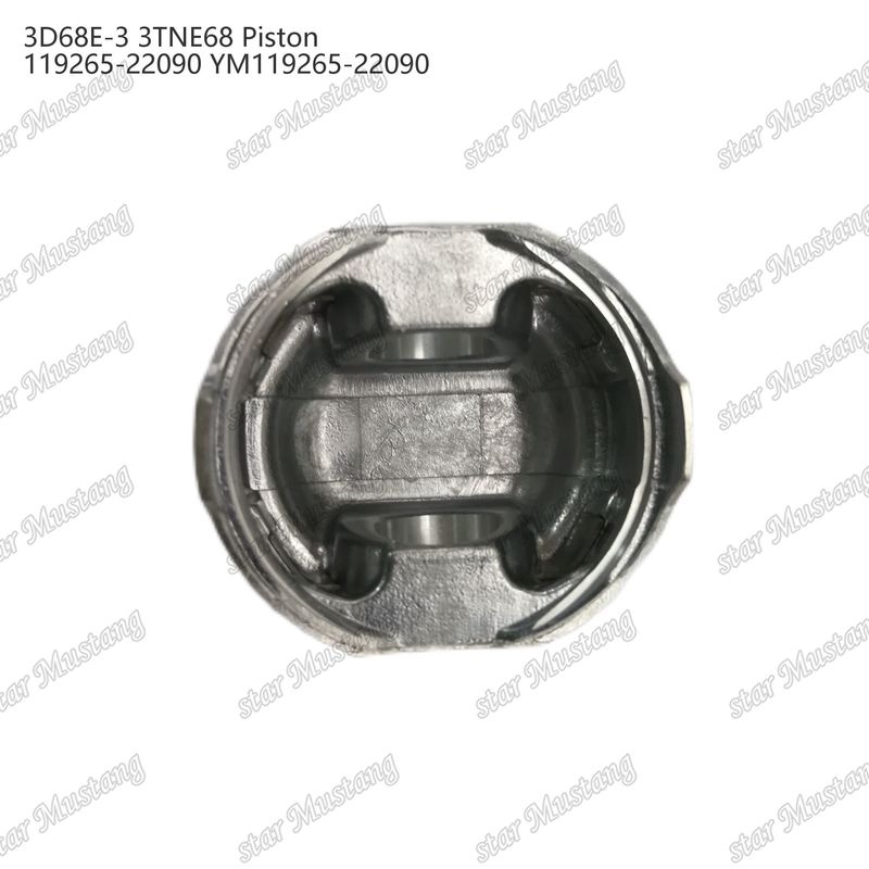 Piston 3D68E-3 3TNE68 Yüksekliği 53mm 119265-22090 YM119265-22090 Yanmar Dizel Motoru Tamir Parçaları İçin
