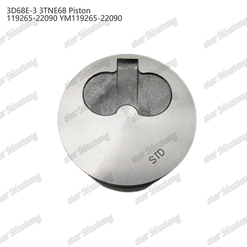 Piston 3D68E-3 3TNE68 Yüksekliği 53mm 119265-22090 YM119265-22090 Yanmar Dizel Motoru Tamir Parçaları İçin
