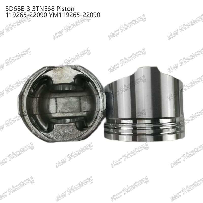 Piston 3D68E-3 3TNE68 Yüksekliği 53mm 119265-22090 YM119265-22090 Yanmar Dizel Motoru Tamir Parçaları İçin