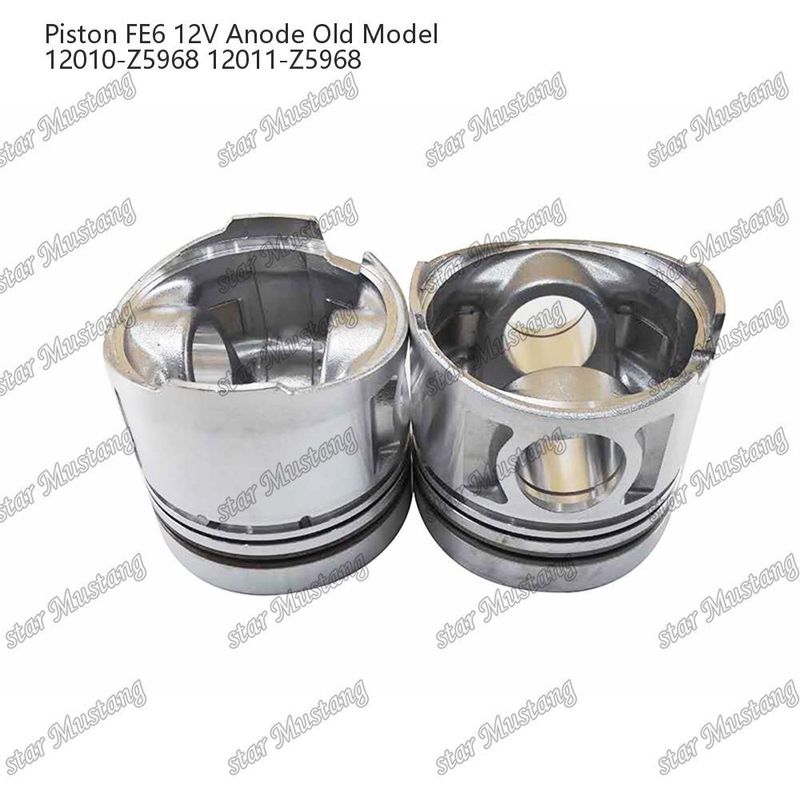 FE6 Motor Piston 12 Valves 12010-Z5968 12011-Z5968 Nissan Motor yedek parçaları için