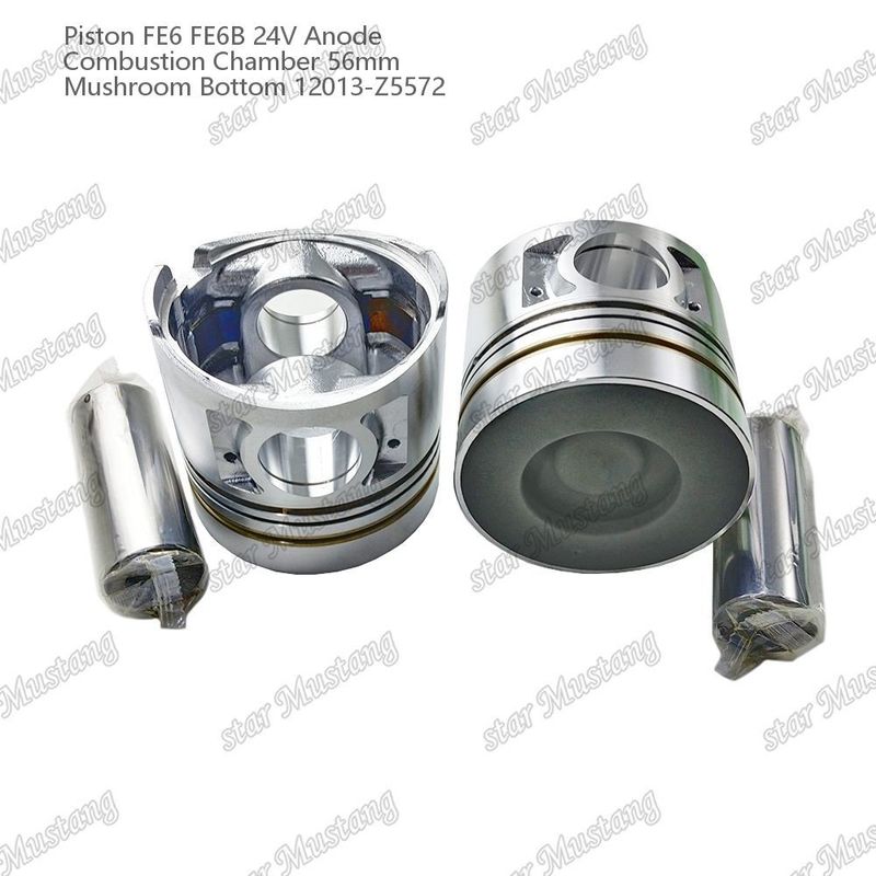 FE6 FE6B Motor Piston 24V Oda Boyutu 56mm 2.5x2x4mm 12013-Z5572 Nissan Motor yedek parçaları için