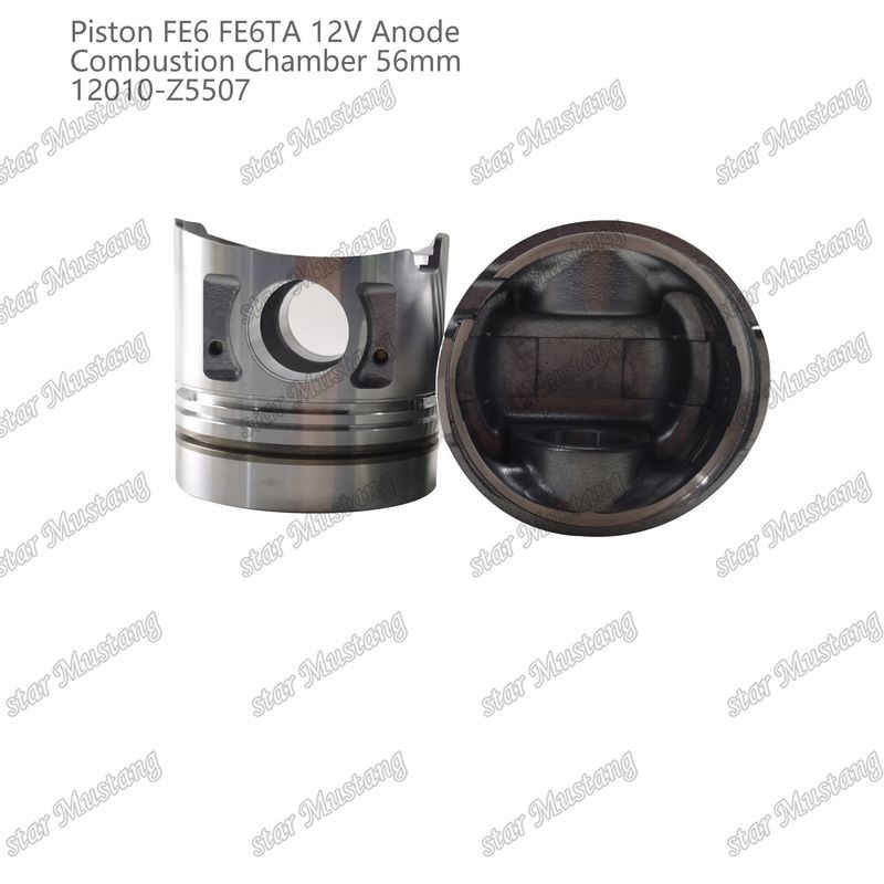 FE6 FE6TA Motor Piston12V Oda Boyutu 56mm 2.5x2x4mm 12010-Z5507 Nissan Motor yedek parçaları için