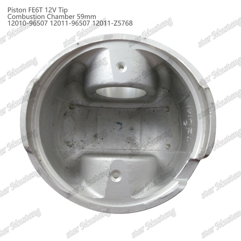 FE6T Motor Piston 12V Oda Boyutu 59mm 3x2x4mm 12010-96507 12011-96507 12011-Z5768 Nissan Motor yedek parçaları için
