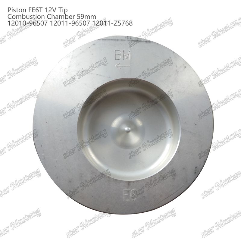 FE6T Motor Piston 12V Oda Boyutu 59mm 3x2x4mm 12010-96507 12011-96507 12011-Z5768 Nissan Motor yedek parçaları için