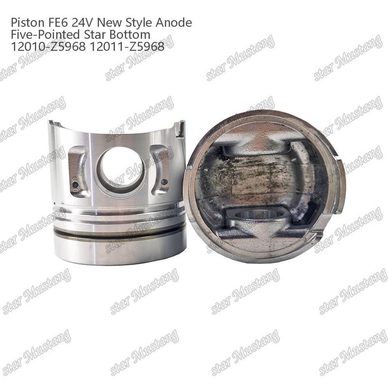 FE6T Motor Piston 24V Yeni Tip 2.5x2x4mm 12011-Z5776 12011-Z5506 12011-Z5968 Nissan Motor yedek parçaları için