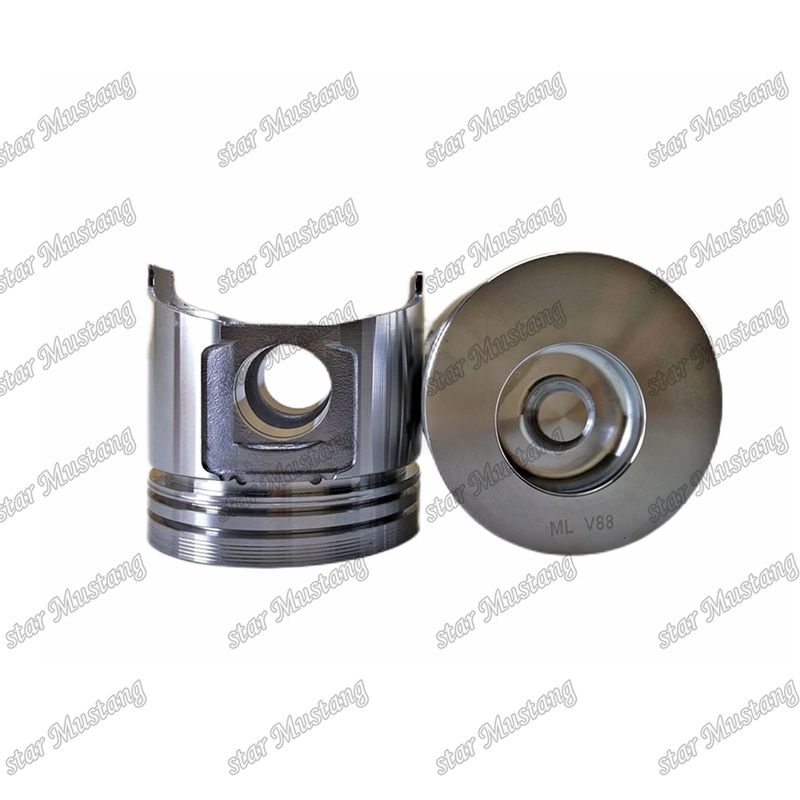Piston 3D88E-5 3D88E-6 4D88E-5 3TNV88 4TNV88 Oda Boyutu 43mm 129005-22080 Yanmar Dizel Motoru Tamir Parçaları İçin