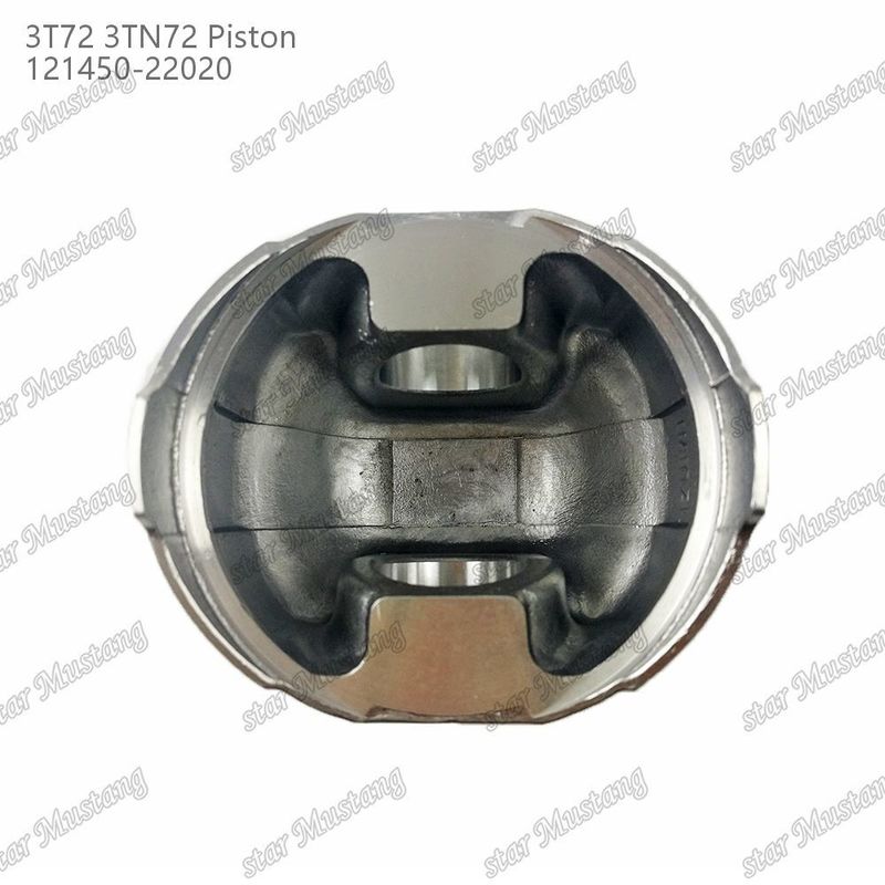 Piston 3TN72 3T72 Düz Alt 65.5mm Yükseklik 121450-22020 Yanmar Dizel Motoru Tamir Parçası için