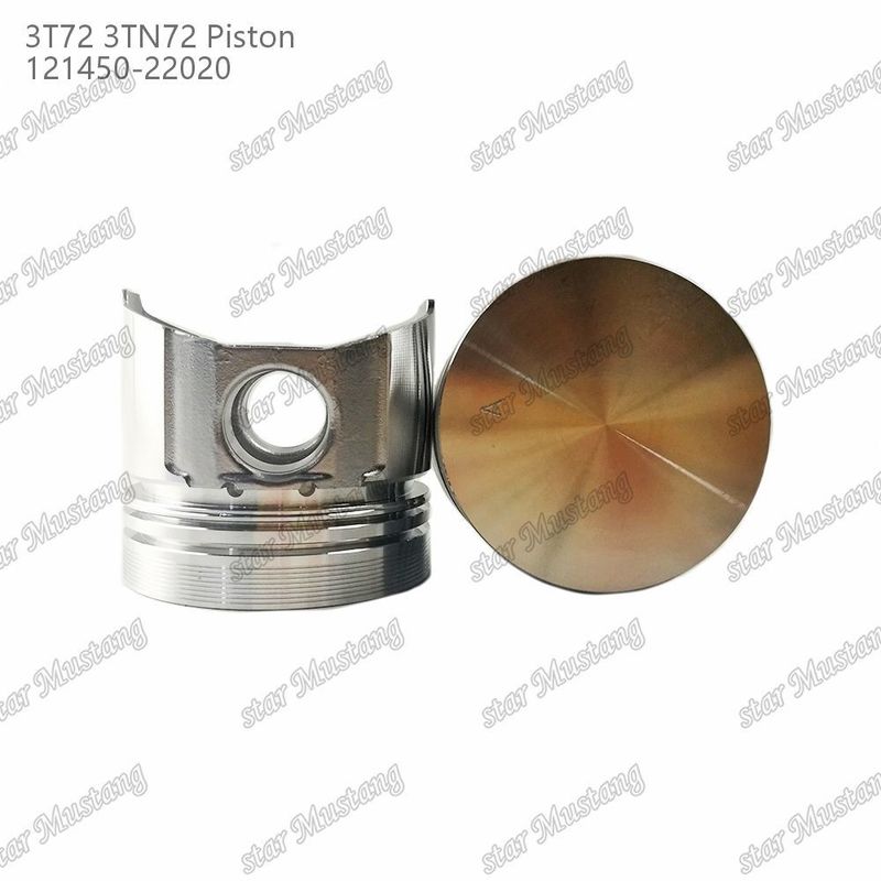 Piston 3TN72 3T72 Düz Alt 65.5mm Yükseklik 121450-22020 Yanmar Dizel Motoru Tamir Parçası için