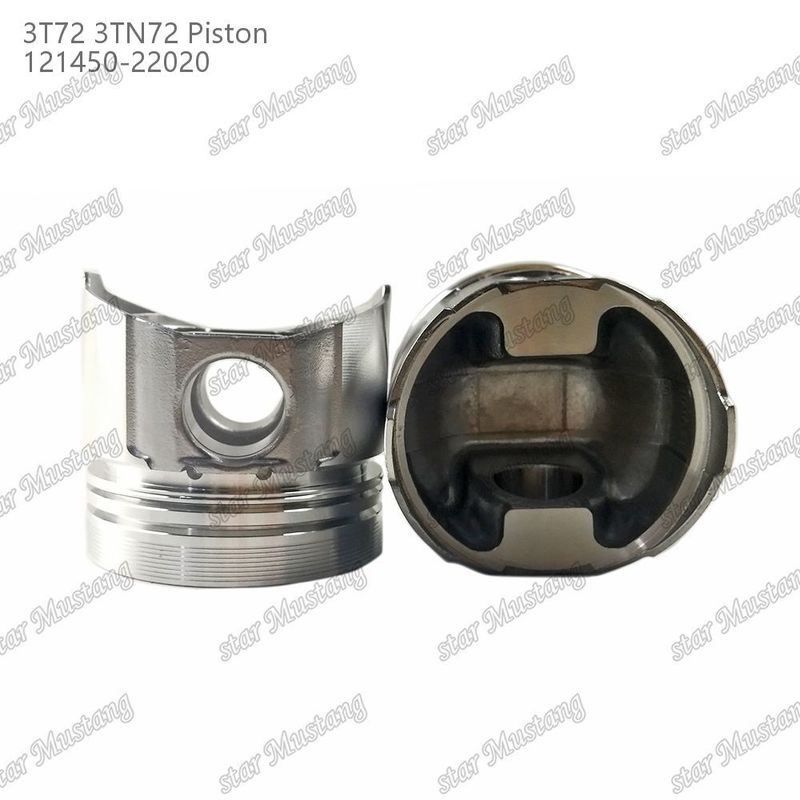 Piston 3TN72 3T72 Düz Alt 65.5mm Yükseklik 121450-22020 Yanmar Dizel Motoru Tamir Parçası için