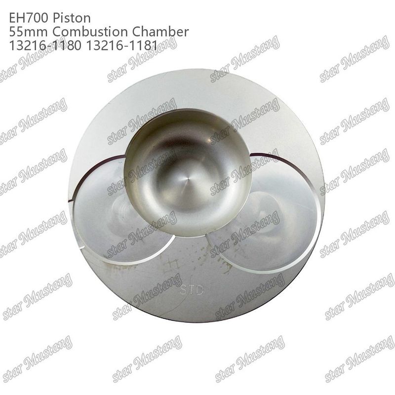 Piston EH700 55mm yanma odası 13216-1181 13216-1180 Hino Dizel Motor Tamir Parçası için