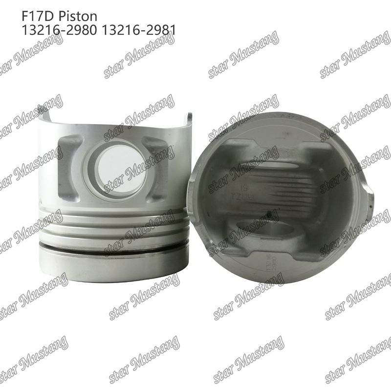 Piston F17D Yanma odası 69mm 13216-2980 13216-2981 Hino Dizel Motoru Tamir Parçası için