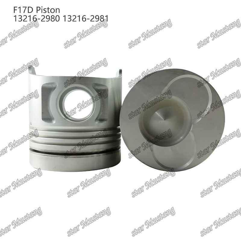 Piston F17D Yanma odası 69mm 13216-2980 13216-2981 Hino Dizel Motoru Tamir Parçası için