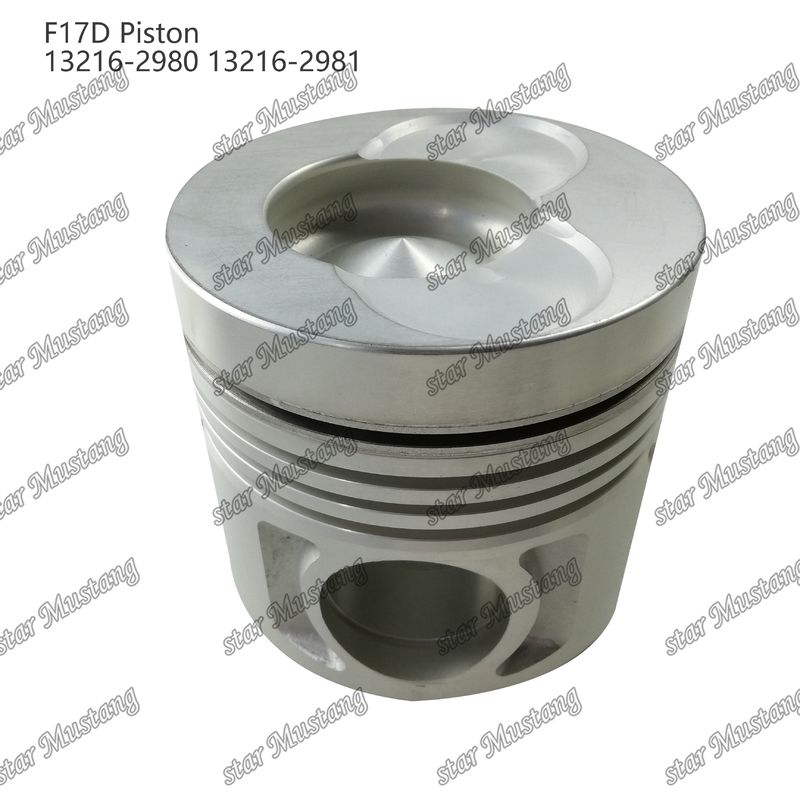 Piston F17D Yanma odası 69mm 13216-2980 13216-2981 Hino Dizel Motoru Tamir Parçası için